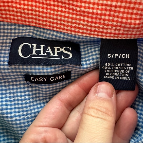 CHAPS | EUC - Multi-Pattern Checked Button Down - Size S - Picture 8 of 8